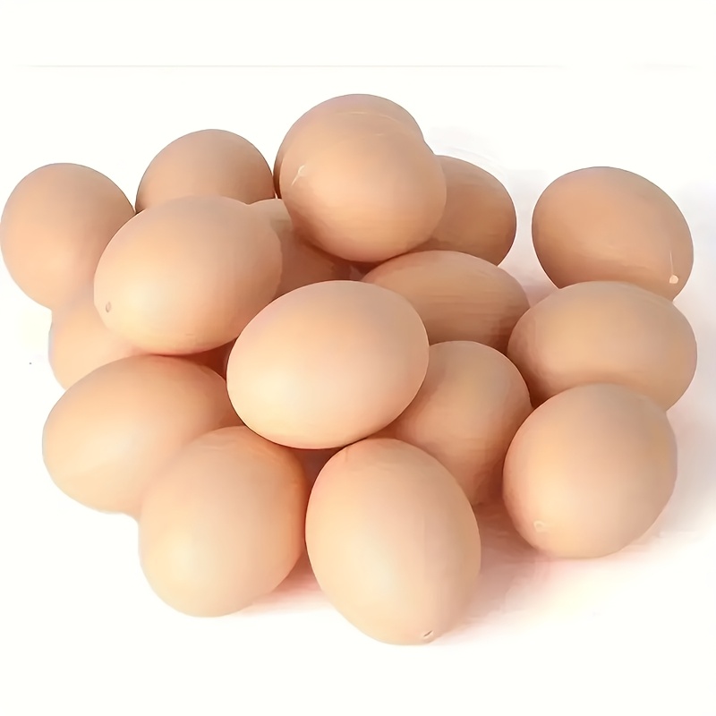 

20pcs Small Fake Eggs, Suitable For Chicken Coops, Farm Animal Supplies, Cage Accessories, Chicken Nests, Egg Decorations, Small Animal Supplies