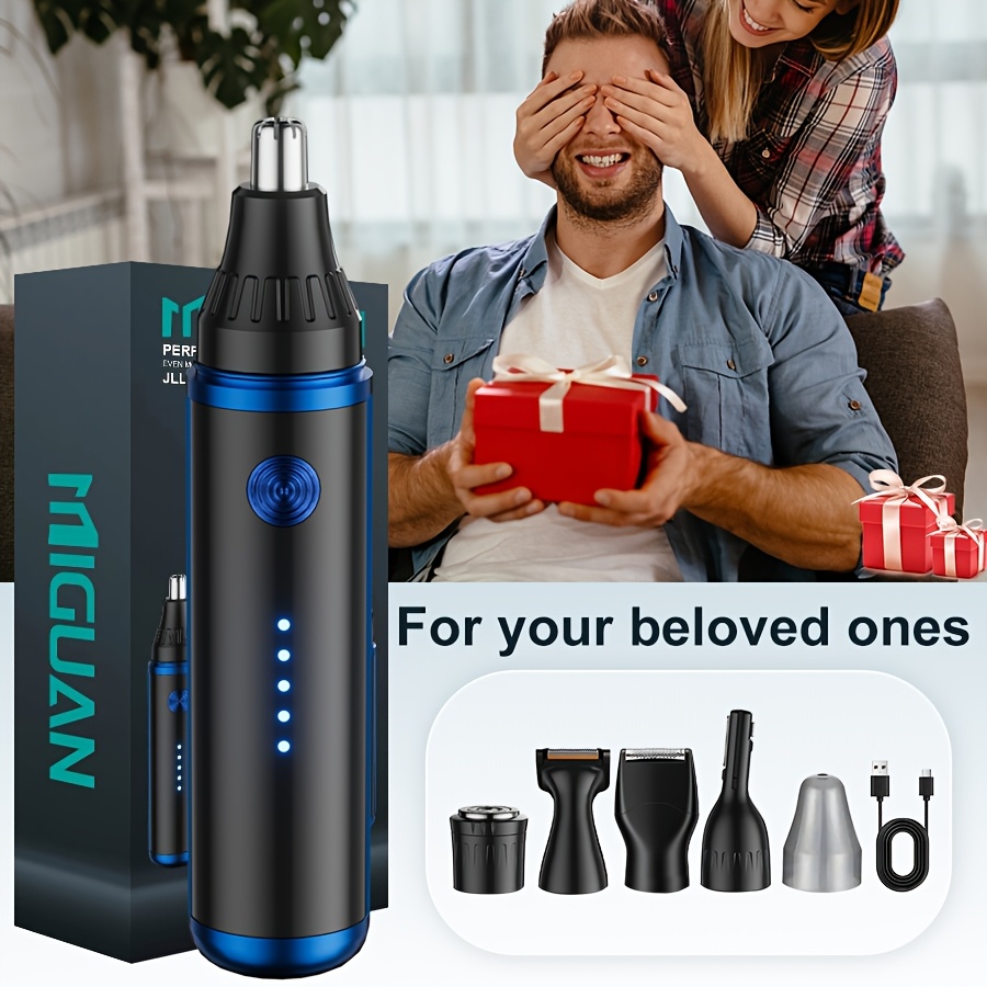 Multifunctional Men's Care Set with Razor, Trimmer & Knife