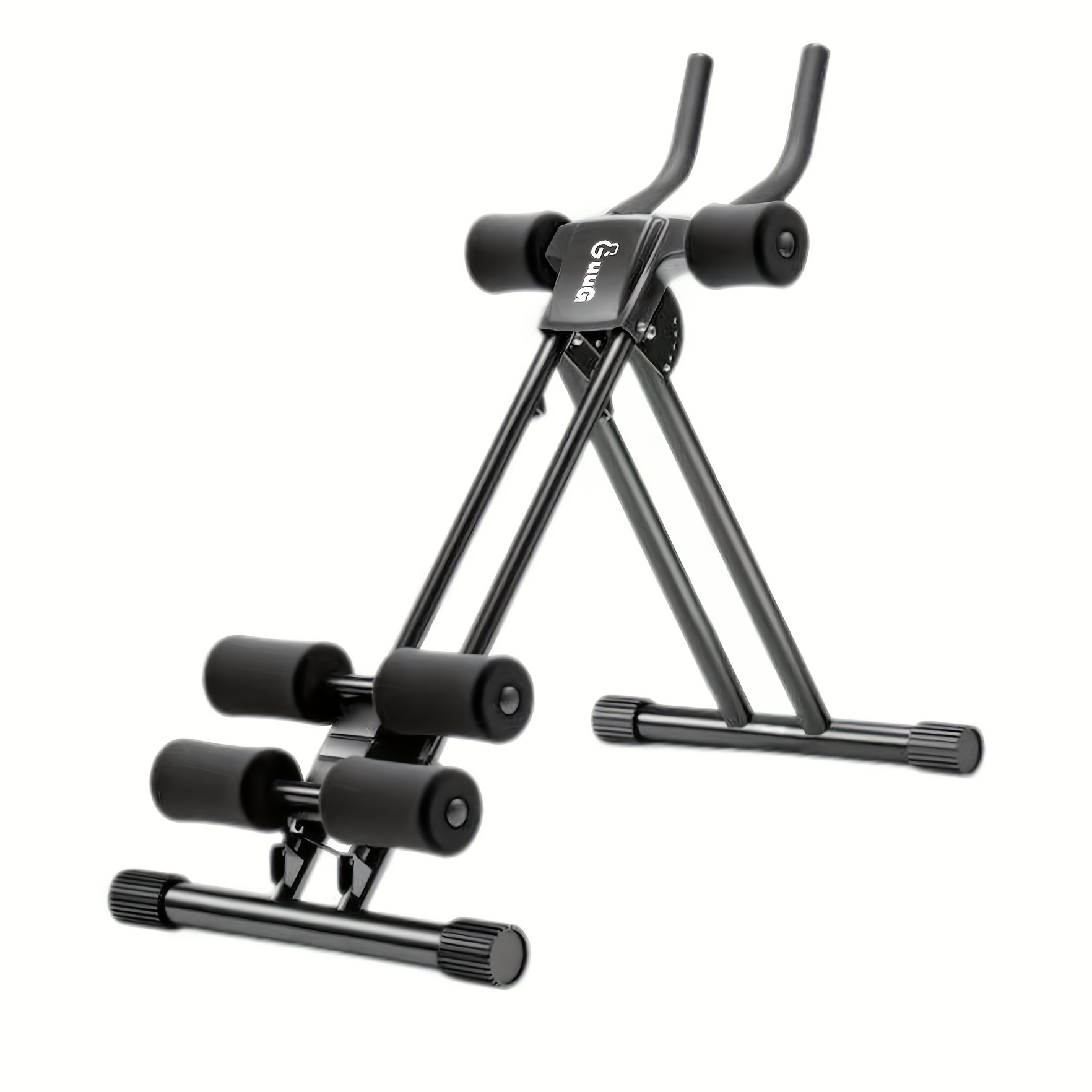 楽天市場】ホームジム用 自動リバウンド付き 折りたたみ式 腹筋マシン