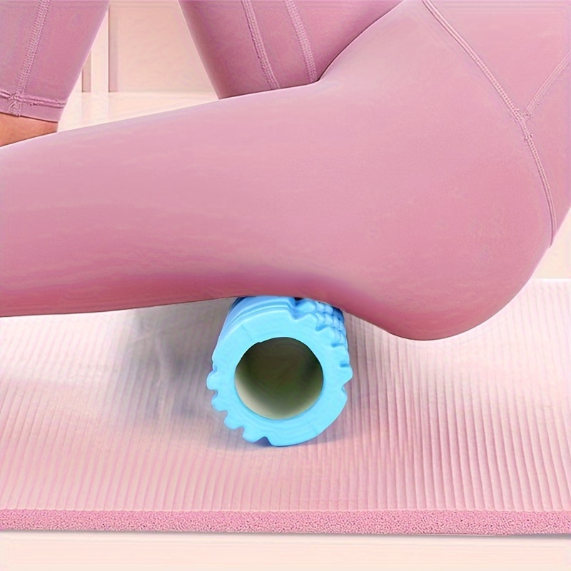 Manual Portable Mini Foam Roller - Professional Massage Roller Suitable for Yoga,, Portable Massager for Gym, Travel & Post-Workout - Compact Foam Roll for & Fascia Release (Ideal for Athletes)