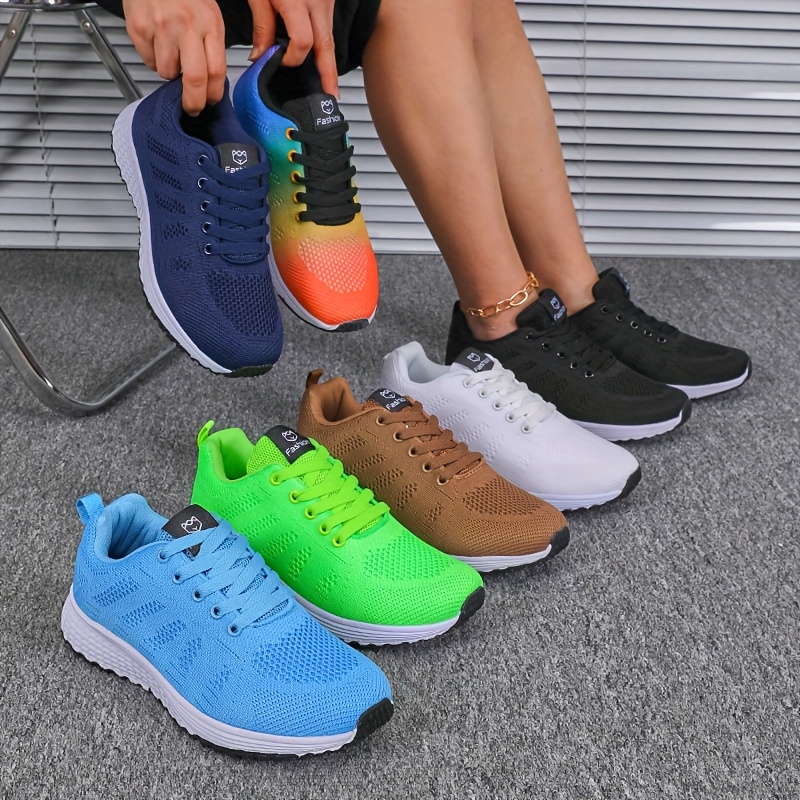 

Women's Casual Sports Shoes Sneakers Breathable Fashion Running Shoes Comfortable Casual Shoes Lightweiht Summer Jogging Walking Tenis Shoes Female Footwear