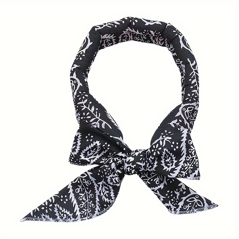 Image of 1pc Cooling Scarf Neck Wrap Headband Cooling Bandana Scarf Outdoor Sports Headband Towel Wristband Scarf For Women And Men