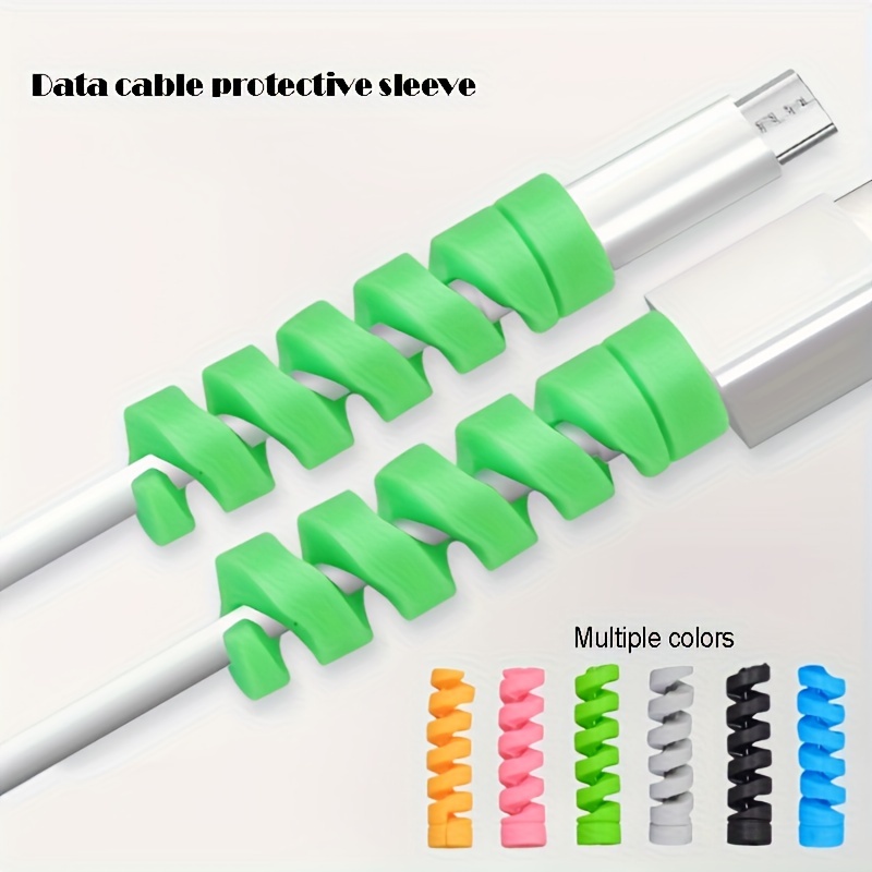 14PCS Protector Tube Saver Cover Set For iPhone Charger Cable USB