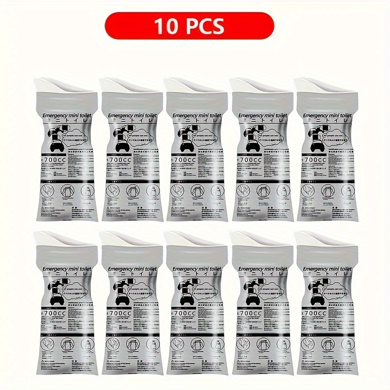 5/10/20 Disposable Urine Bags, 700CC Emergency Urine Bag, Neutral Urine Bag, Female Urine and Vomiting Bag, Suitable for Travel Traffic Congestion, Camping, Hiking, Suitable for Adults and Youngsters