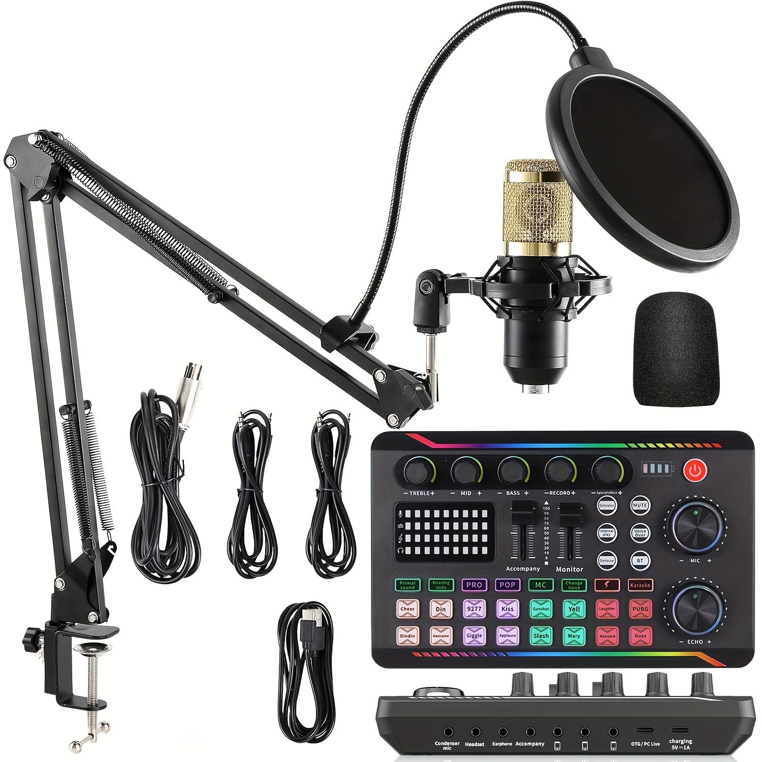 podcast equipment bundle bm 800 recording studio package Temu