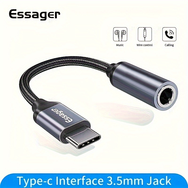 USB C A 3.5mm Auriculares Y Tipo c Auriculares Y Cargador - Temu