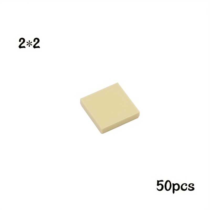 200pcs DIY Building Blocks Ceramic Tile 2x2 Educational Creative Toys