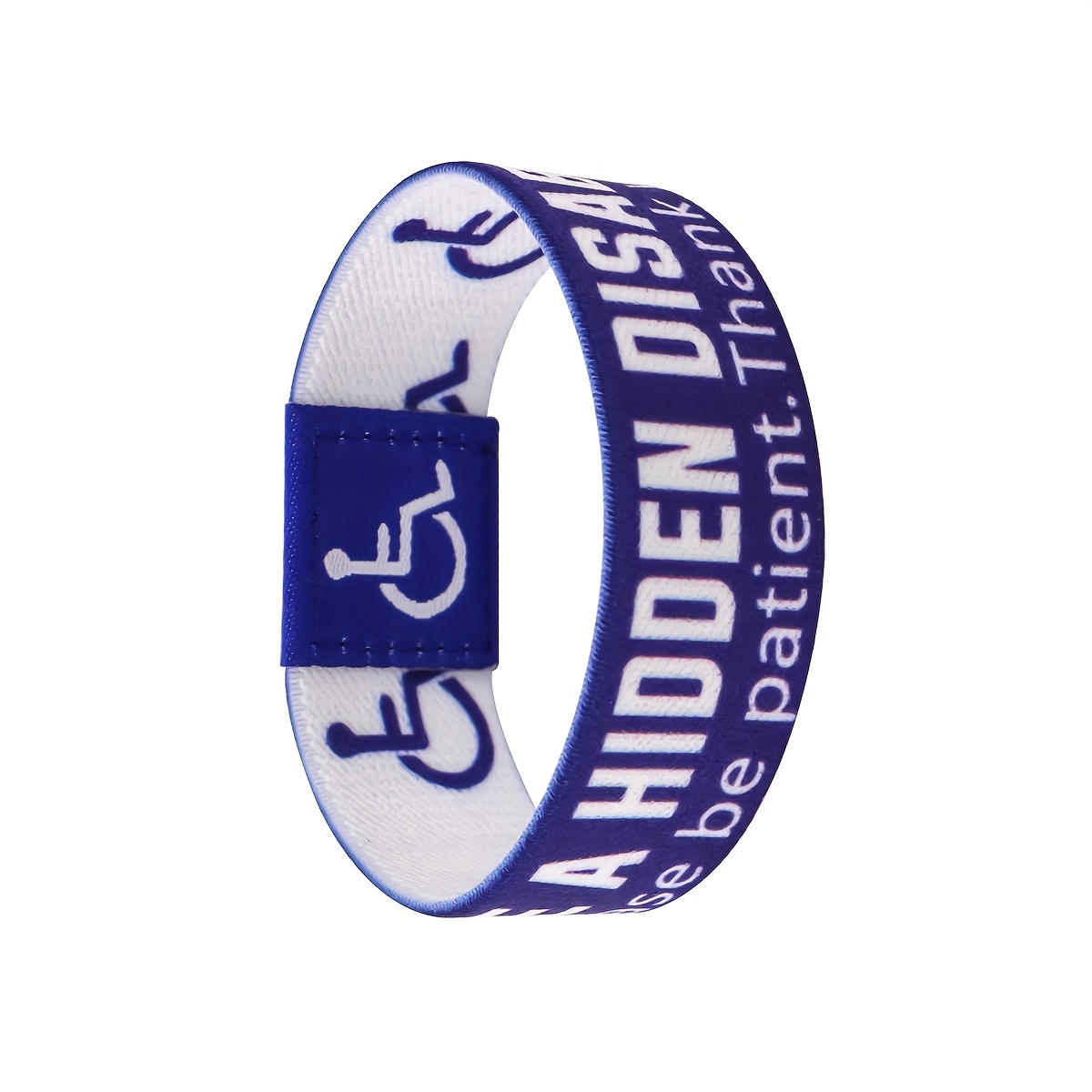 Image of Hidden Disability Awareness Cartoon Bracelet Bracelets On Hand Stretch Wristband Bracelet For Women Bangles Fashion Additions Jewelry 1pc