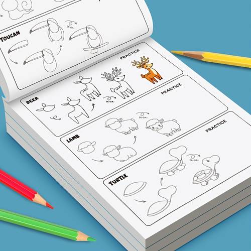 500 step by step drawing tutorial a to learning to draw painting tutorial series for beginner to advanced artists educational art