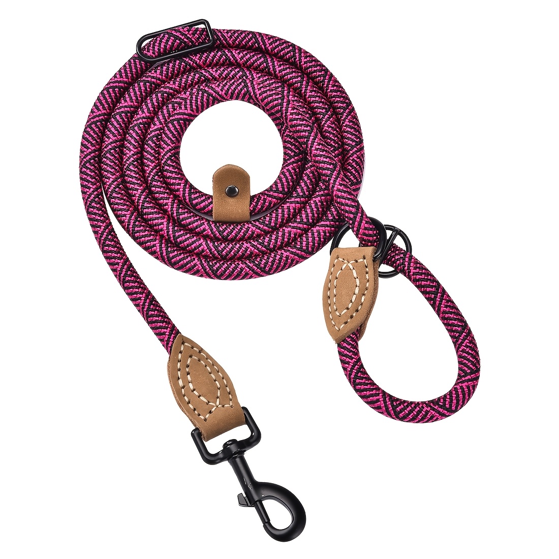 Universal Adjustable P-Leash for Large Dogs with Collar