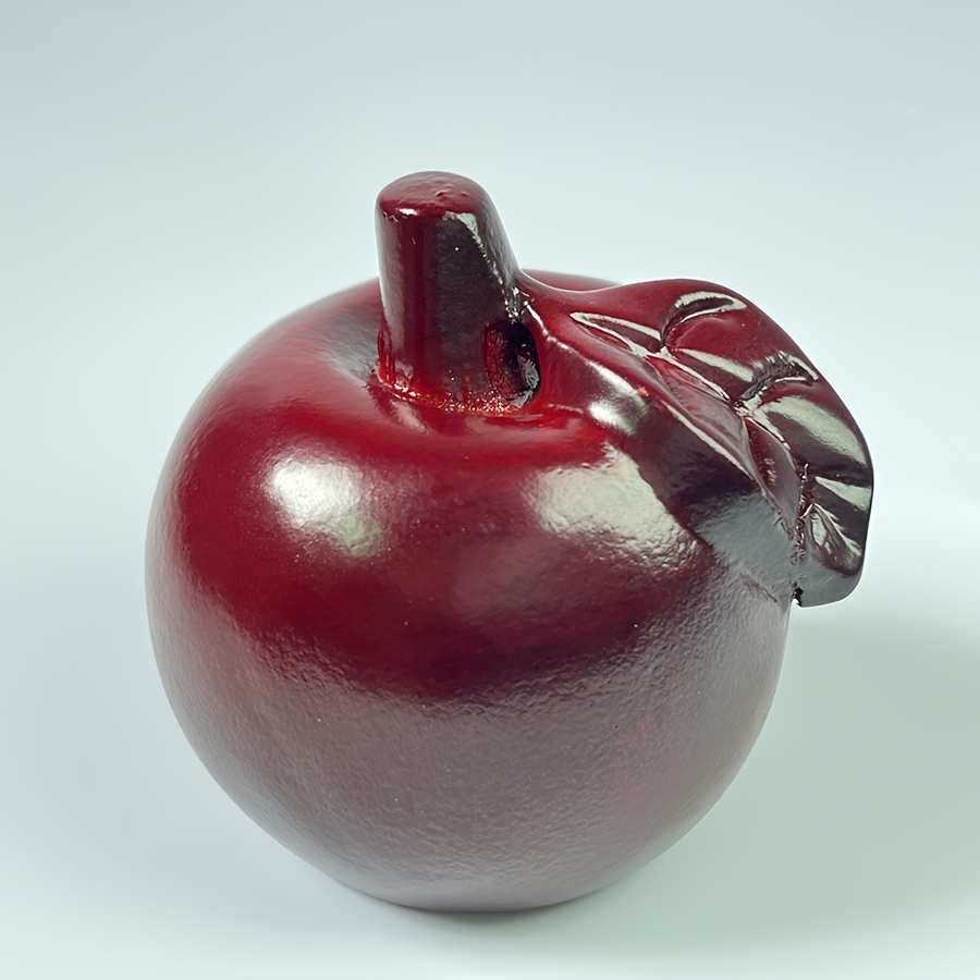 Image of Red Pear Wood Carved Ornament, Peace Decoration, Living Room Tv Cabinet Decor, Perfect For Housewarming Gifts