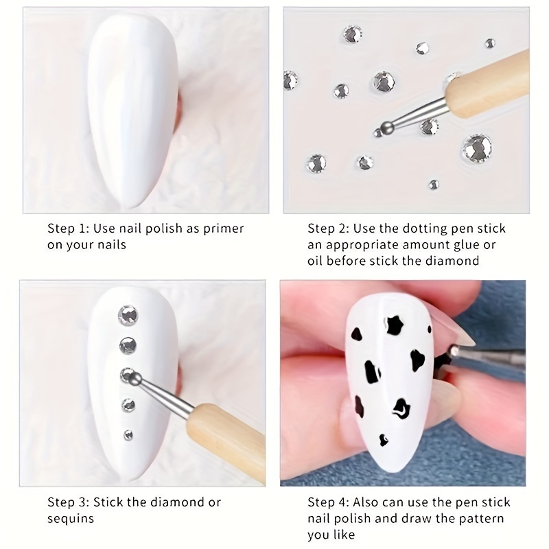 1/5pcs Manicure Dotting Pen Tool Set