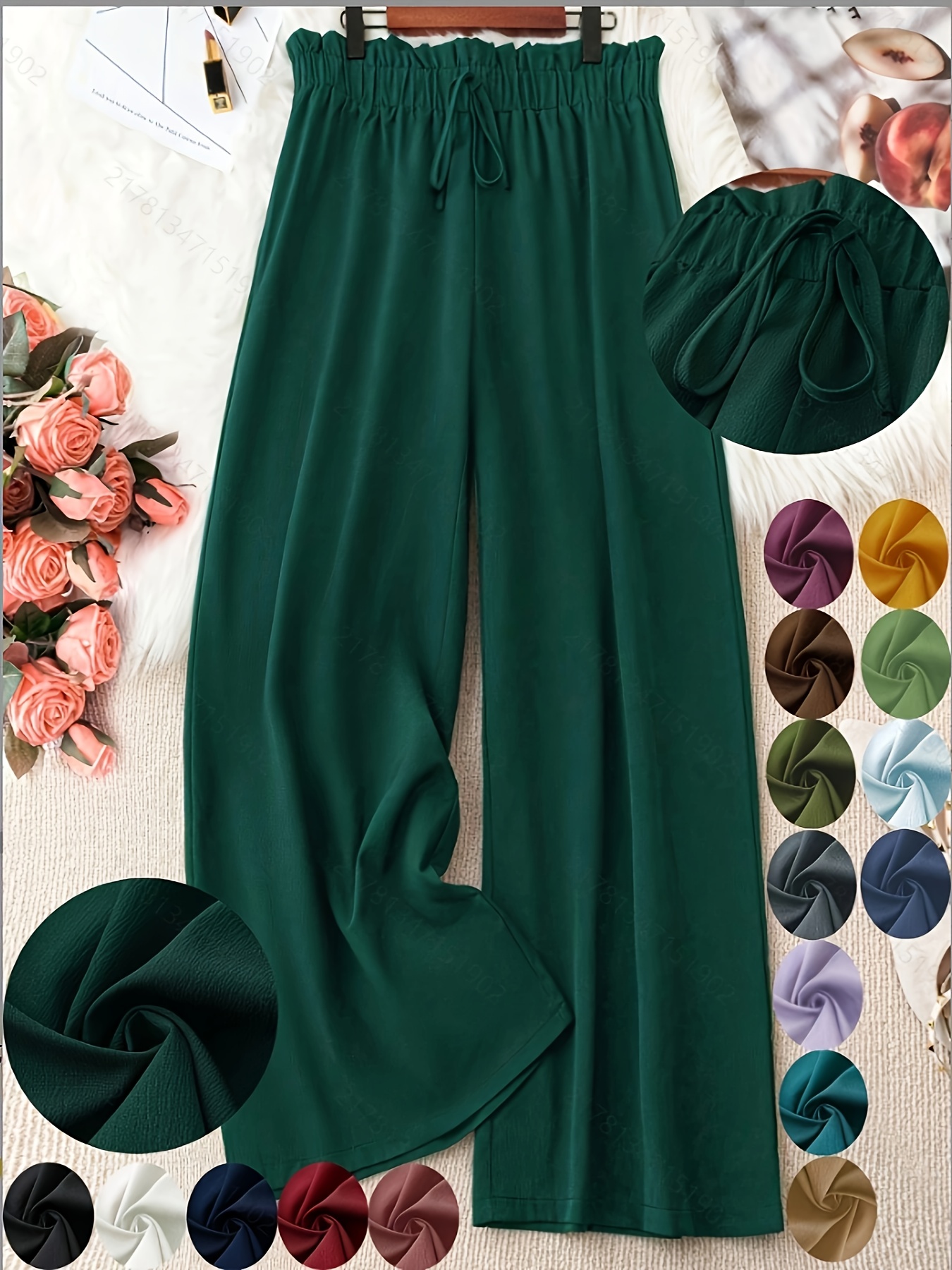 Plus Size Straight Leg Pants