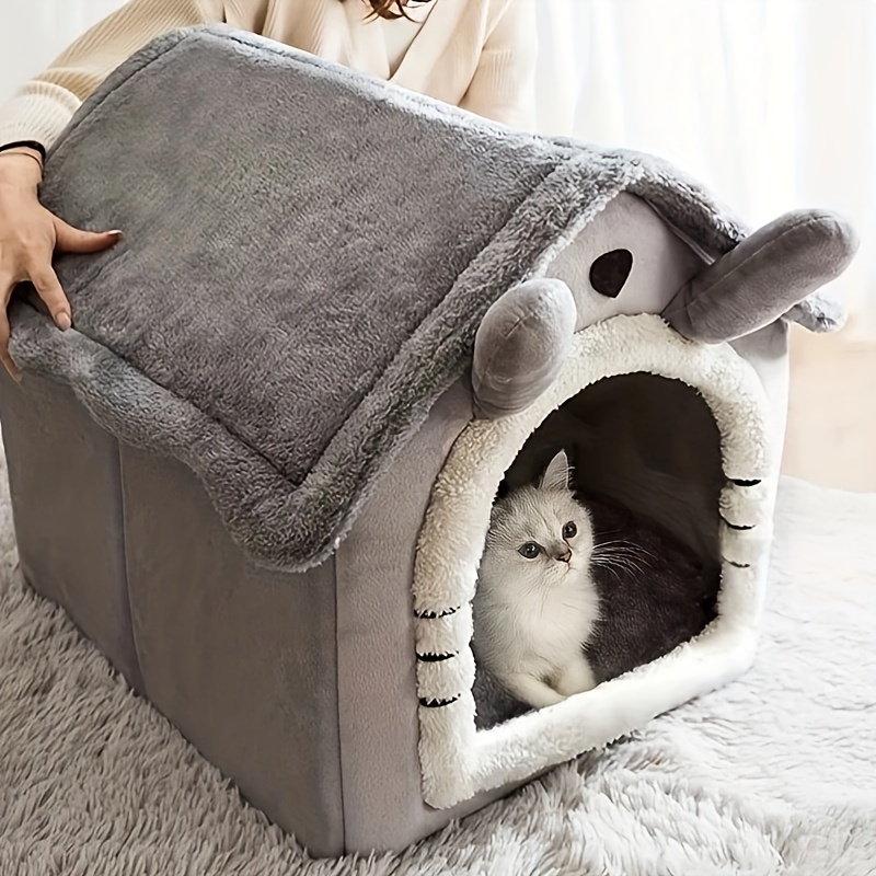 

Cute Cat Nest, 4 Seasons Universal House, Warm Cat House, Dog House, Removable And Washable Pet Supplies