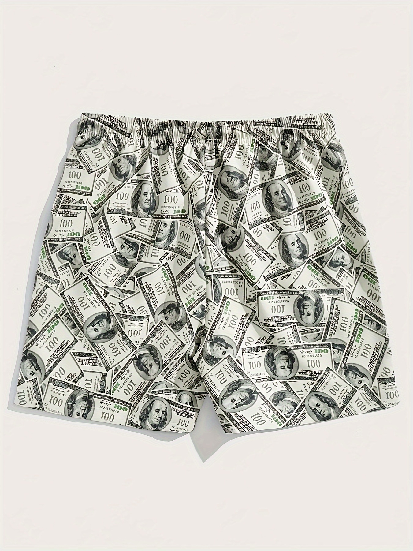 shorts estampados billetes 100 dólares hombre ideales verano