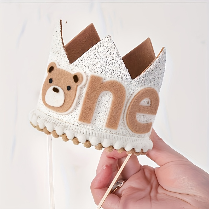 

Cute Crown Letter Birthday Hat Party Decoration Supplies