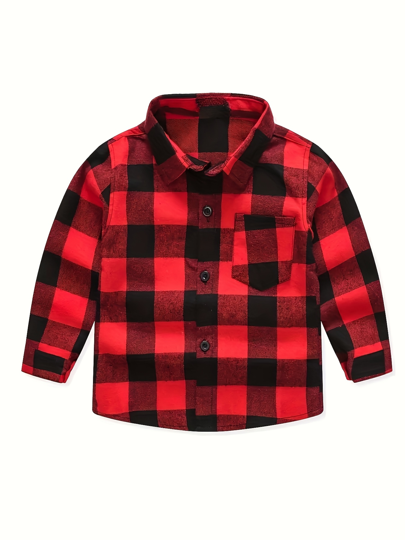 camisa larga cuadros niño cuello cuadros Temu Dominican Republic