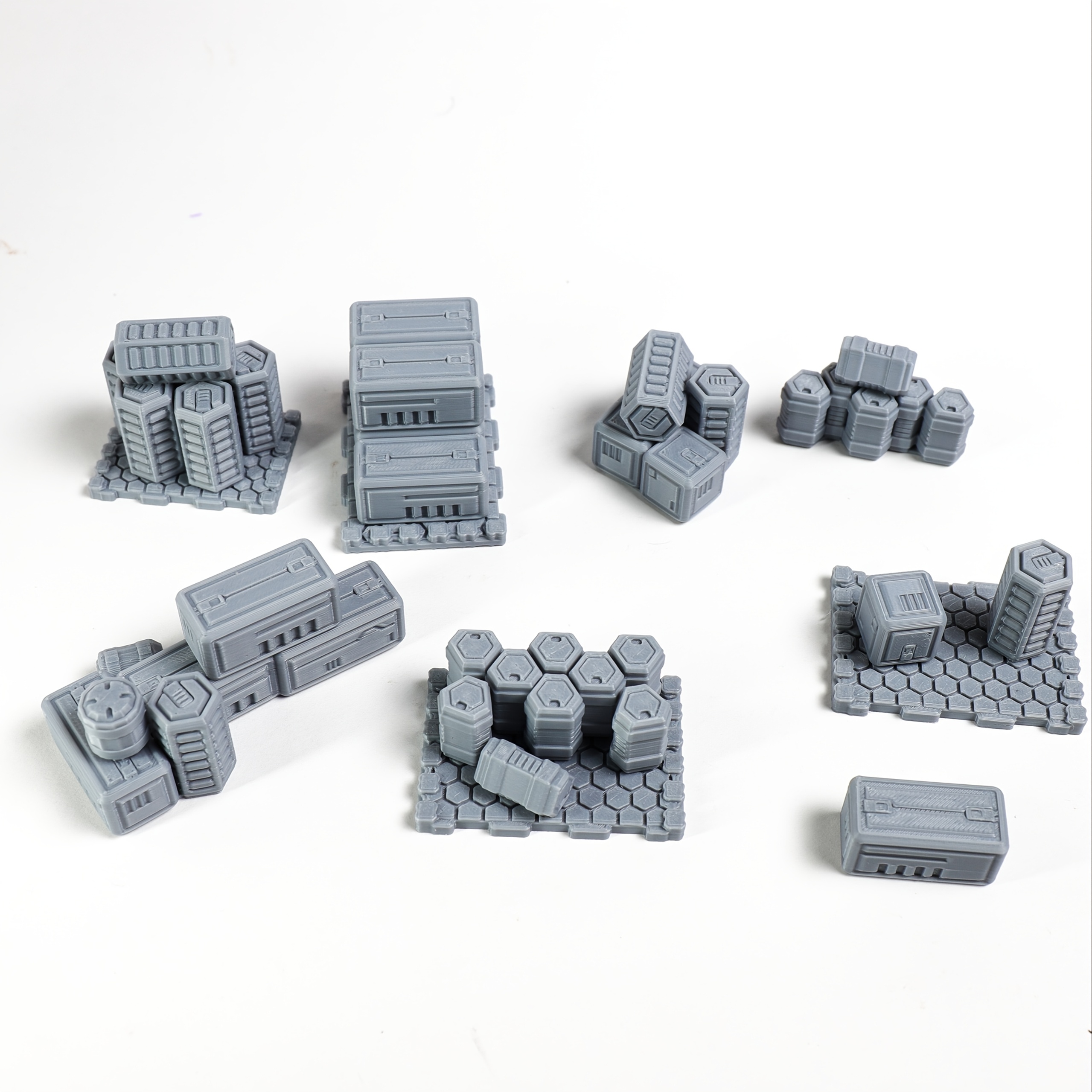 

Cargo Shipping Container Building Set, Unpainted Accessories For D&d, Rpg Role Game, Plastic Uncharged Game Piecesgame Pieces