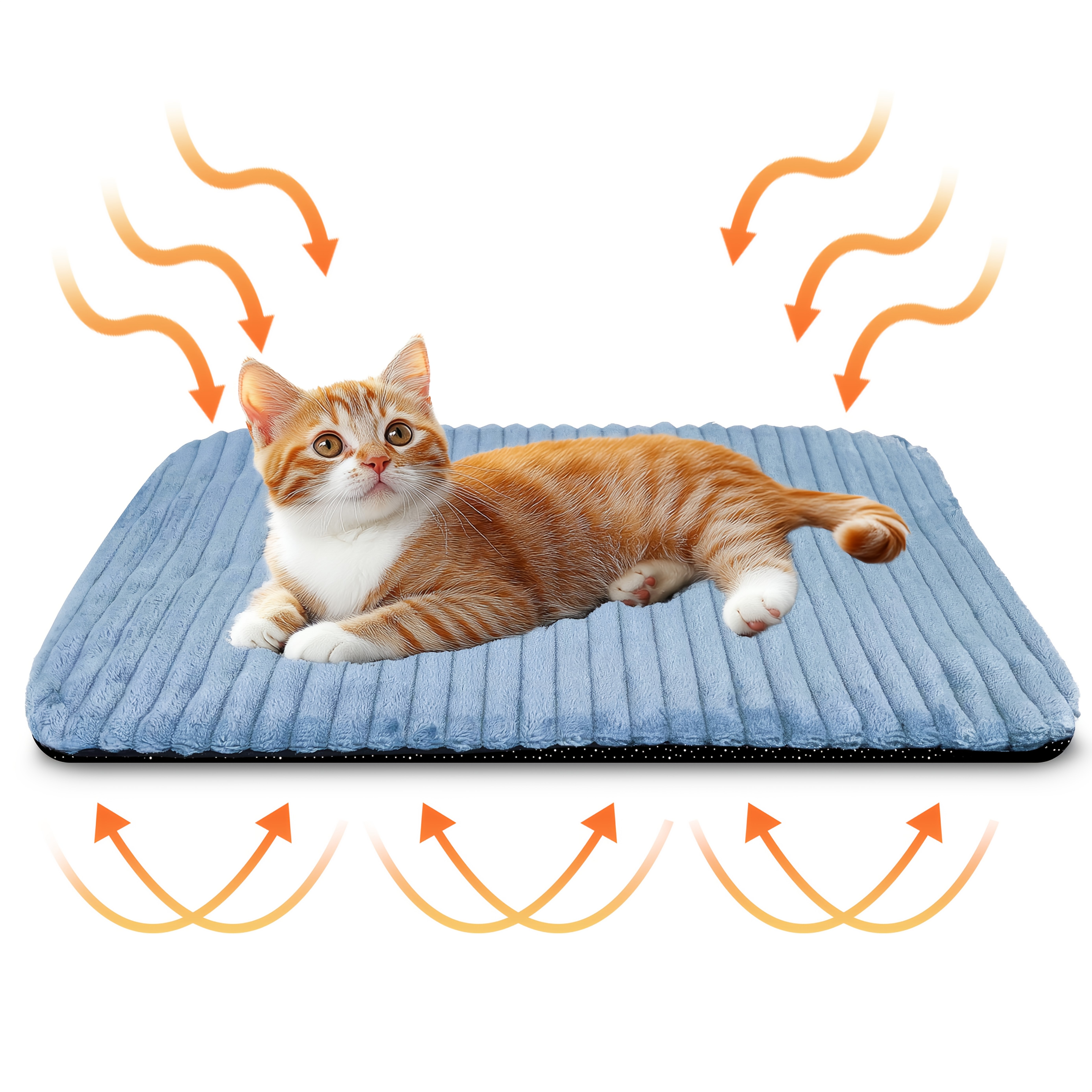 Thermal Pet Crate Pad with Non-Slip Bottom