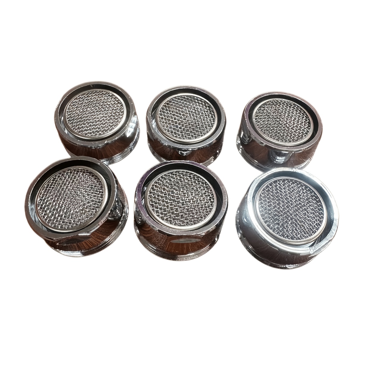 E-shop 6er-Pack Spritzschutz Wasserhahn Belüfter Sprühkopf - mit M24 Gewinde für Badezimmerarmaturen, Küchen- & Badezimmer Waschbecken Sprühdüsen aus