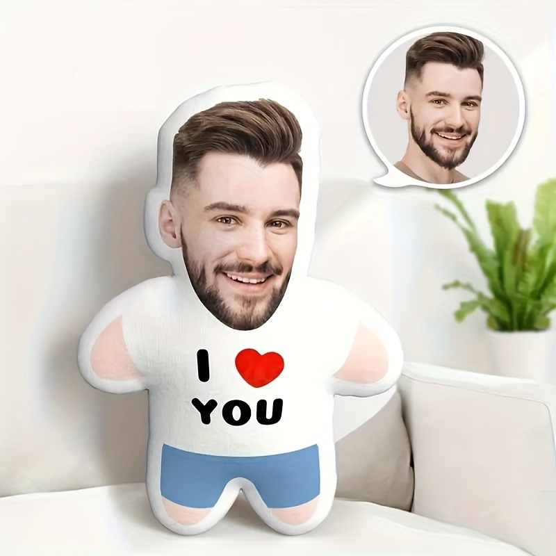 

Custom 'i Love You' Plush Pillow - Personalized , Couples & Decor, Ideal Gift For Christmas & Halloween, Great For Sofas, Living Rooms, Cars