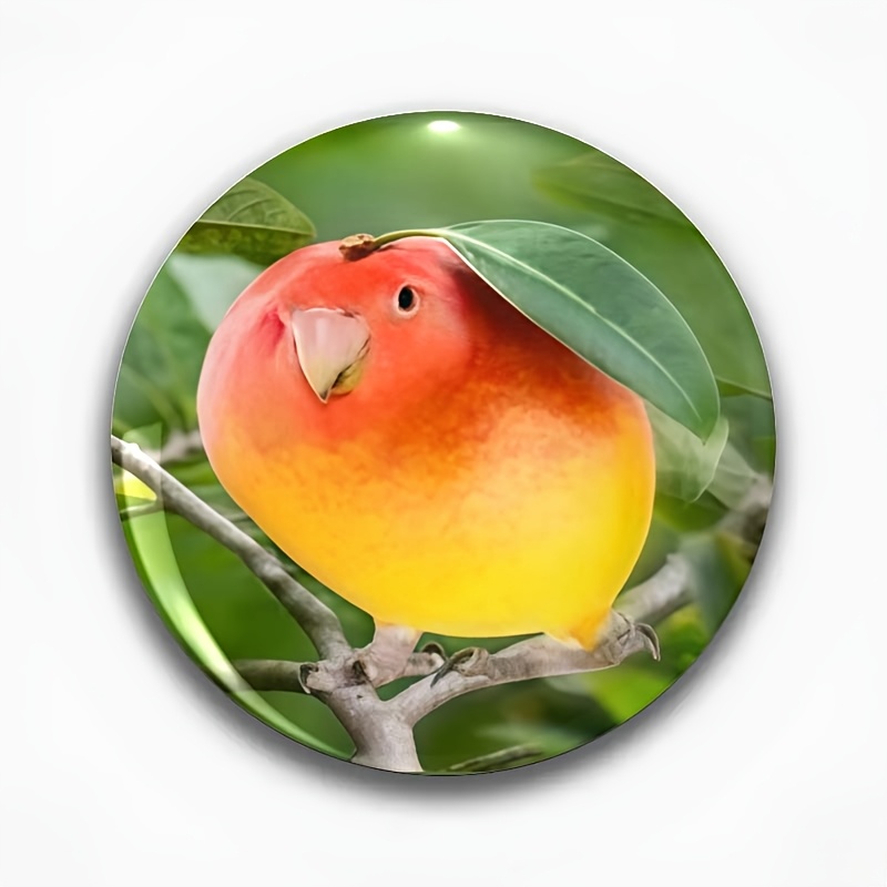 TEMU 2d Flat - 2d Bird Badge Pin, A Stylish Accessory Suitable For , , And Colleagues - A Fun And Thoughtful Gift Idea For Any Occasion