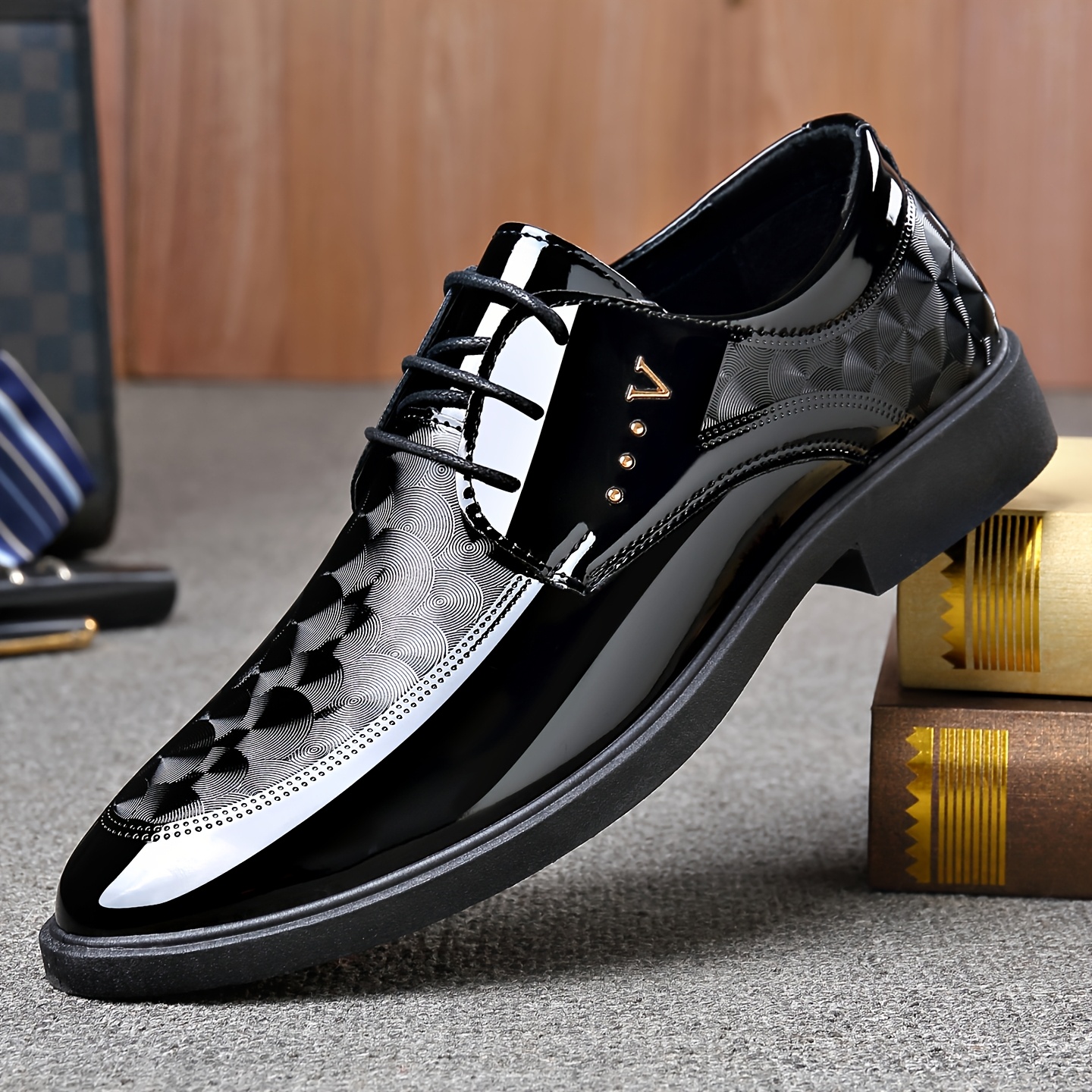 TEMU Nouveaux mocassins pour homme 2026, chaussures à enfiler, un choix à associer avec des costumes, adaptés pour , les d' et les vacances