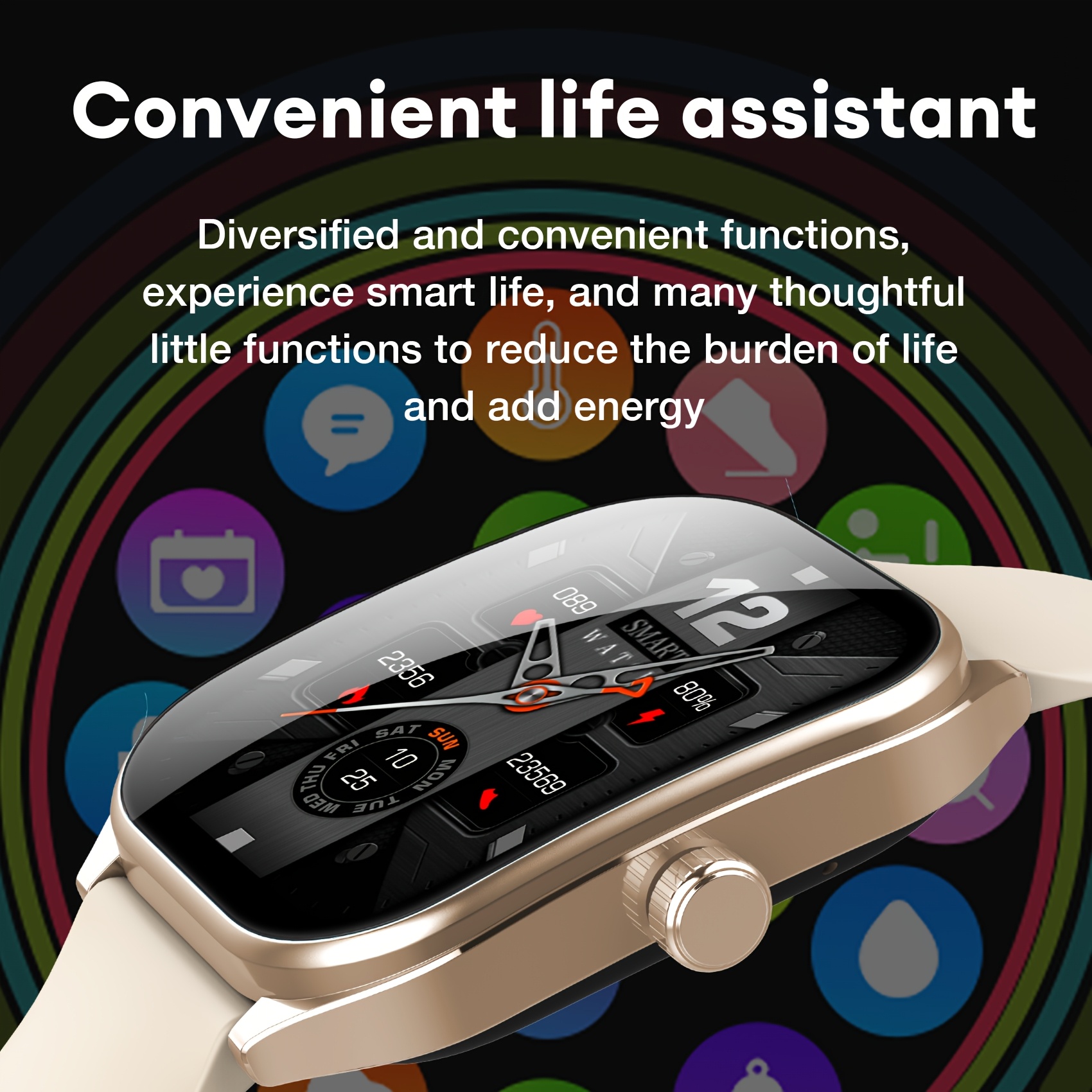   smartwatch 2 01 inch curved screen smartwatch wireless 5   call built in mini game   classic fashion smartwatch 100   wireless call health monitoring exercise tracking compatible with   for iphone high quality performance 0