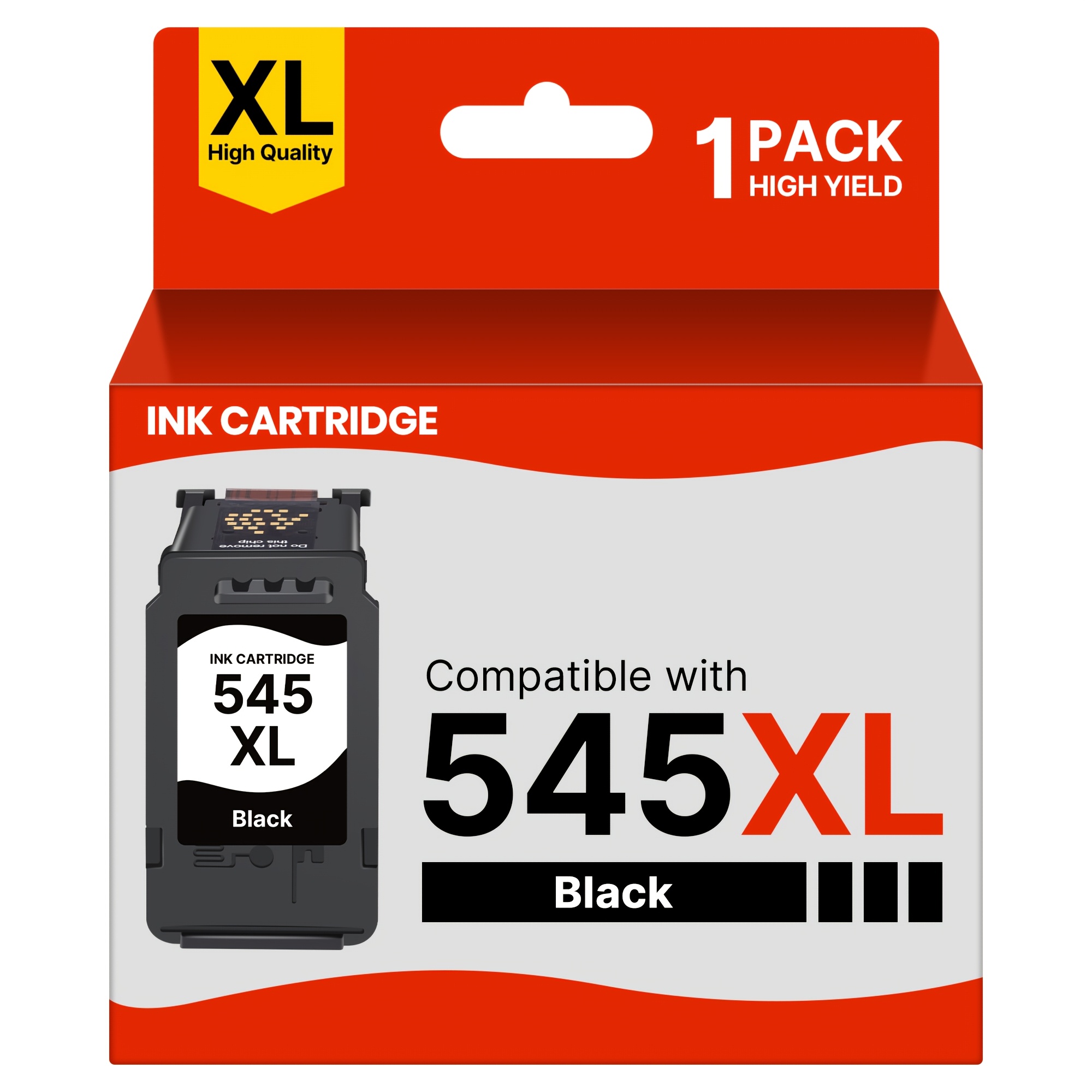 Image of Pg-545xl Cl-546xl Ink Cartridge Remanufactured For 545 545xl For Ts3150 Mg2950 Tr4551 Ts3300 Mg3050 Tr4550 Ts3350 Ts3100 (1 Black)