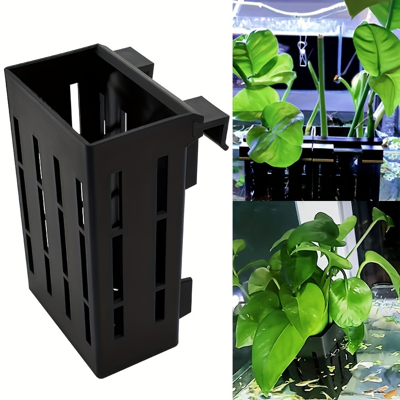 

Aquatic Plant Hanging Basket For Aquariums, Fish Tank Floating Planter Cup Holder, Hydroponic Planting Basket Container, Durable Pp Material - Suitable For Katura And Other Aquatic Plants