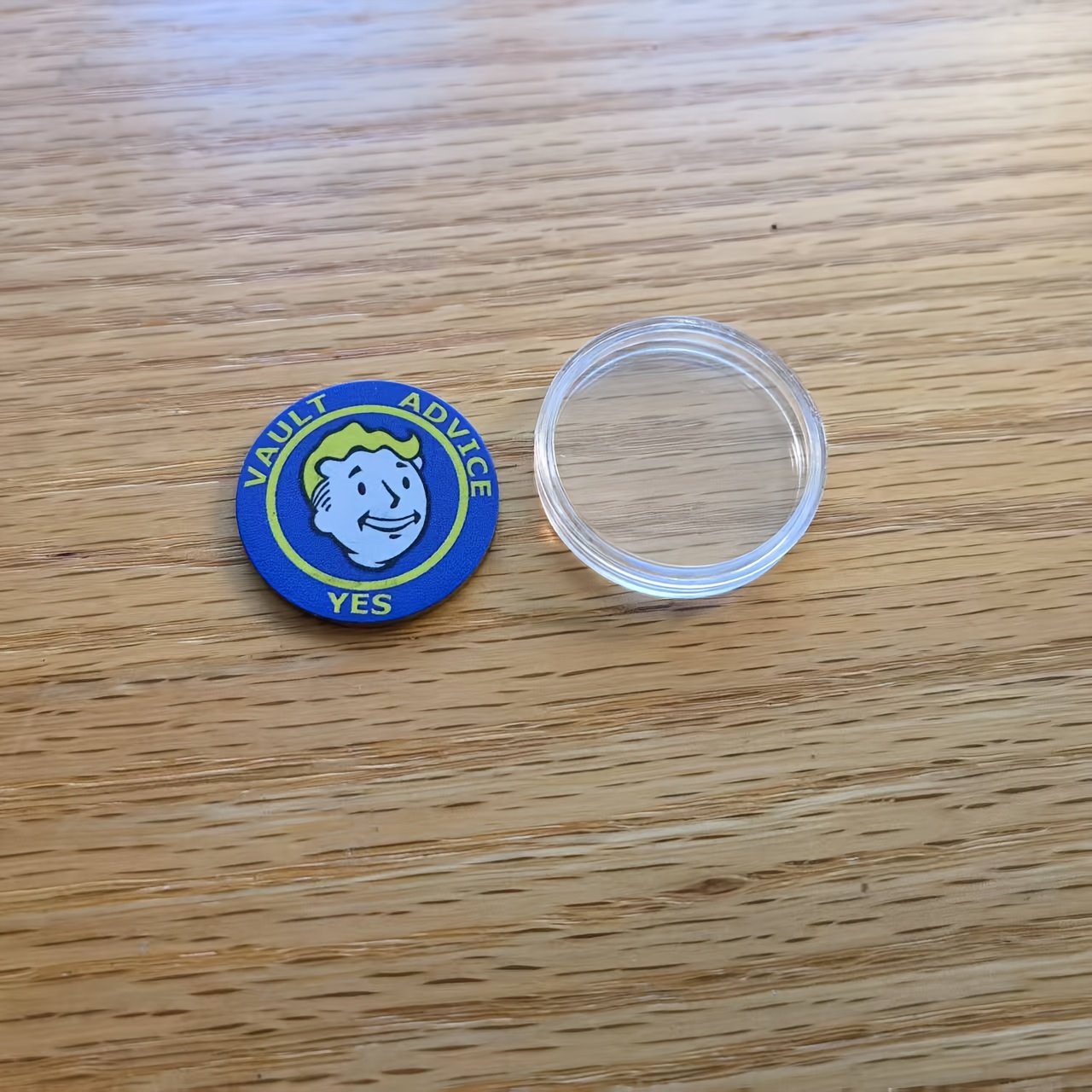 1pc Decision-making Coin With 'yes' & 'no' - Double-sided Metal Flip Coin Suitable For Game Lovers, Teens, S - Novelty, Group & Random