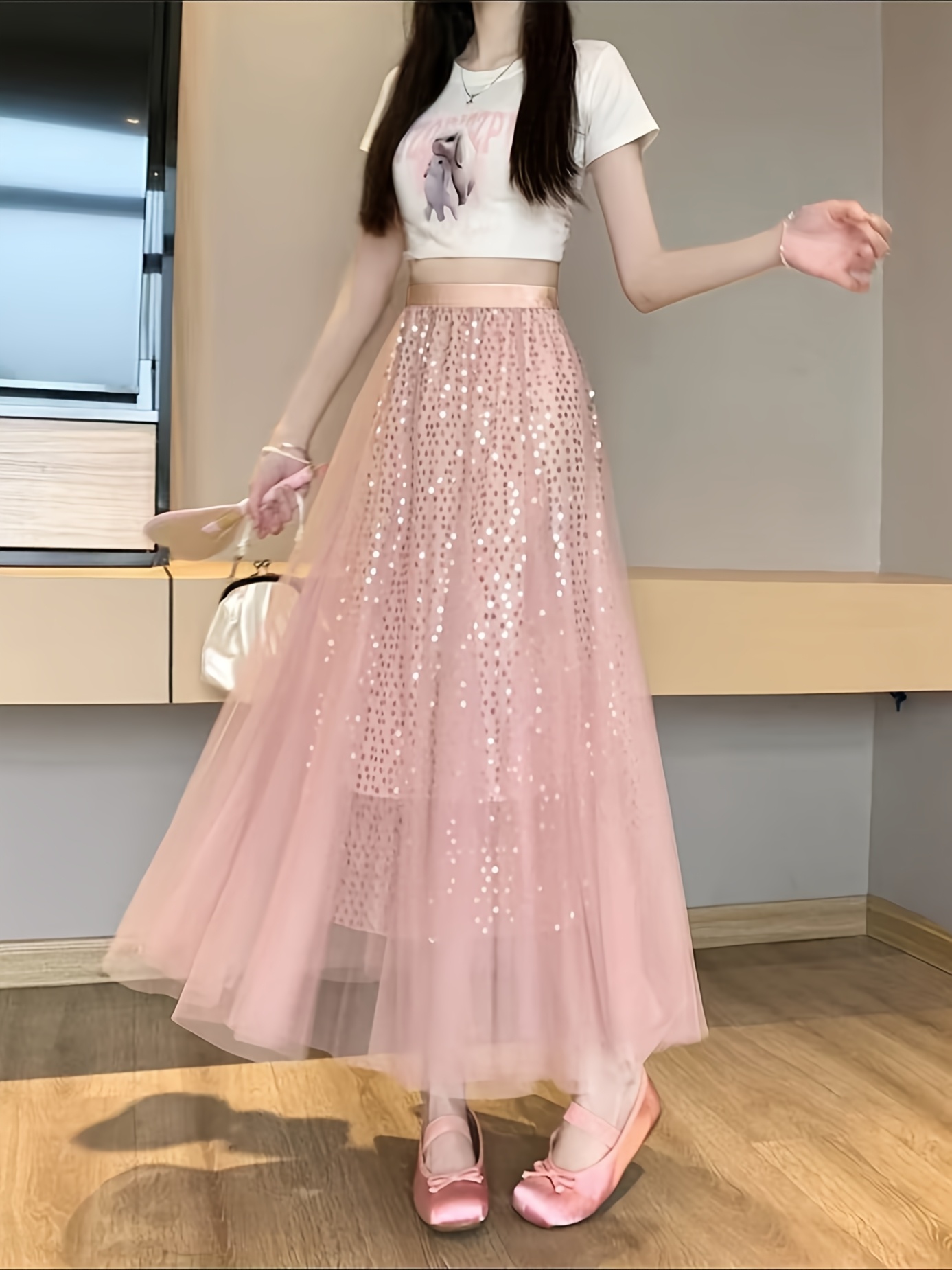 pink tulle skirt sold on Temu United States pink tulle skirt sold on Temu United States