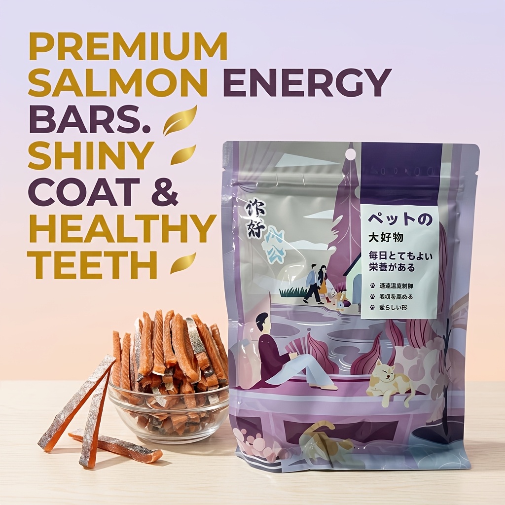 freeze dried salmon chewable   suitable for dogs and cats natural and   training rewards and grinding snacks Product details 5