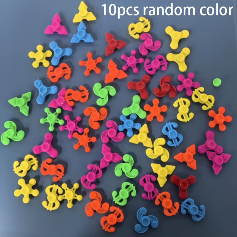 Image of 10pcs Spinning , Prizes And Prizes Hand Spinning Toys, Wheel Toys, Family Interactive Toys, Birthday Party Gifts, Easter Gifts, Carnival Party Games.random Color