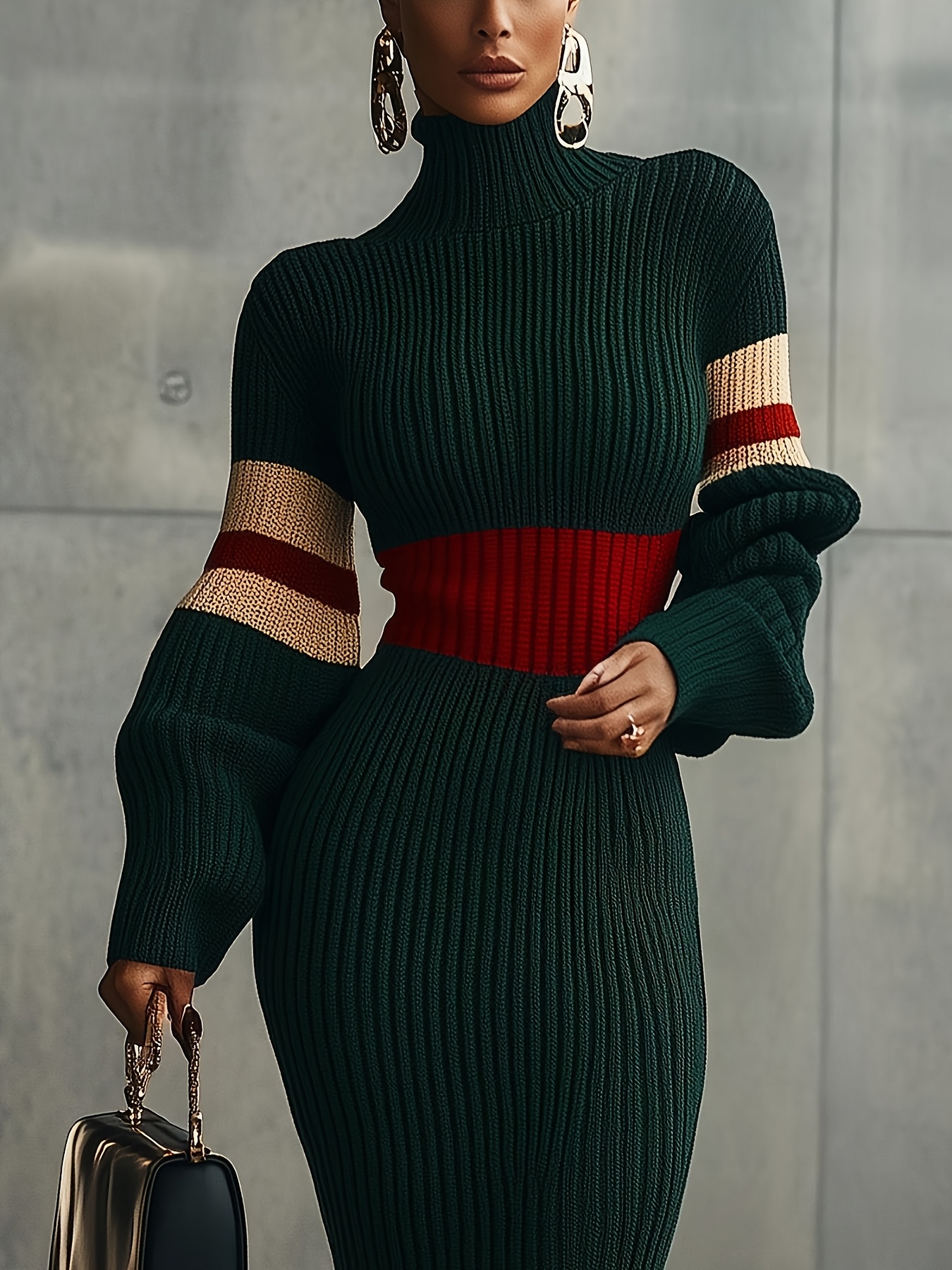 green sweater dress - Cyprus