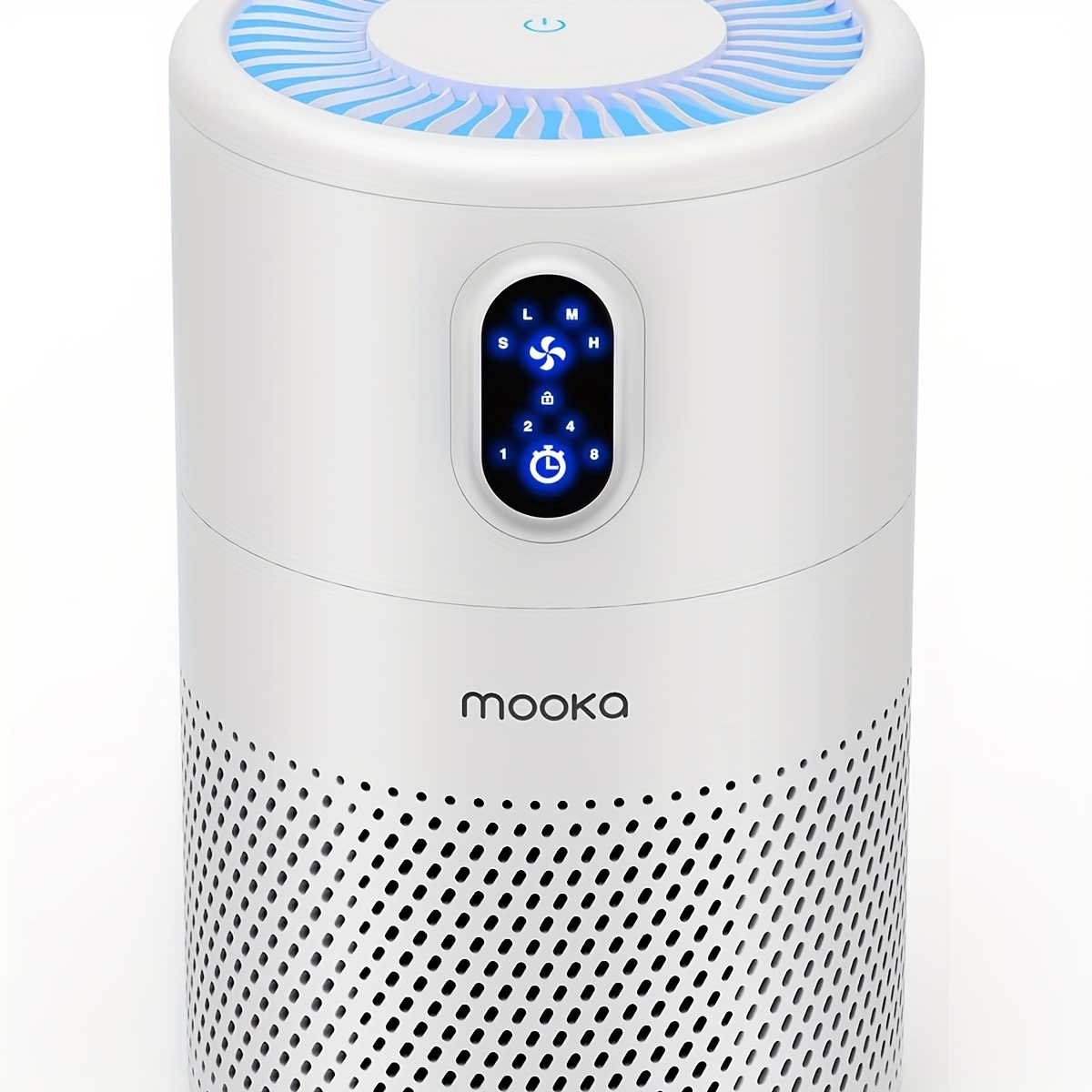 

Mooka Air Purifiers For Home Large Room Up To 1076ft², H13 True Hepa Air Filter Cleaner, Odor Eliminator, Remove Smoke Dust Pollen Pet Dander, Night Light (available For California)