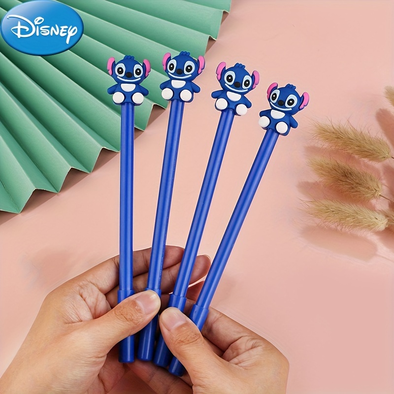 

4pcs Disney Creative Personality Doll Scooter Star Gel Pen Student Gift Signature Black Water Pen Recommended Stationery