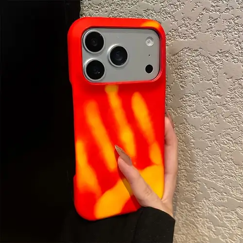 Phone Case: Temperature-Sensitive Color Changing Unique Designer Phone Case Compatible with iPhone 17 16 15 14 13 12 11 Pro * * Cover Phone Case: Temperature-Sensitive Color Changing Unique Designer Phone Case Compatible with iPhone 17 16 15 14 13 12 11 Pro * * Cover