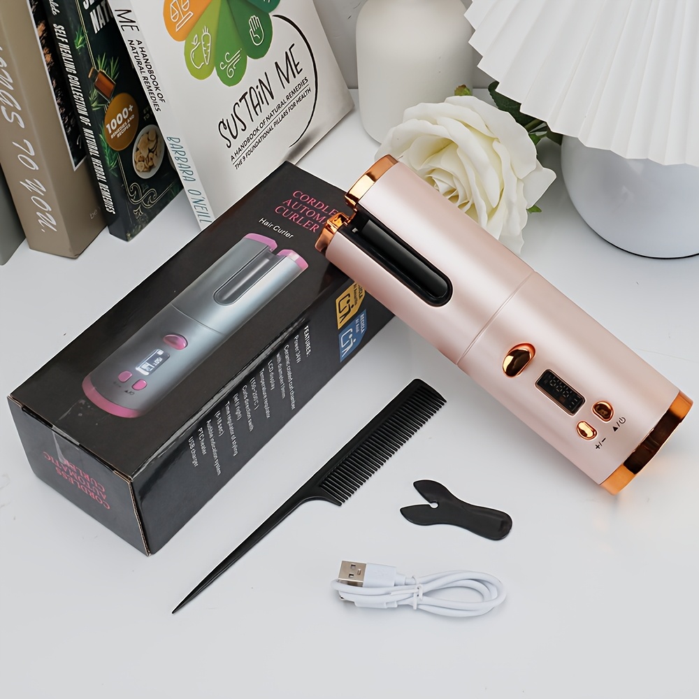 Yaxiuuy Cordless Rechargeable Curling Display