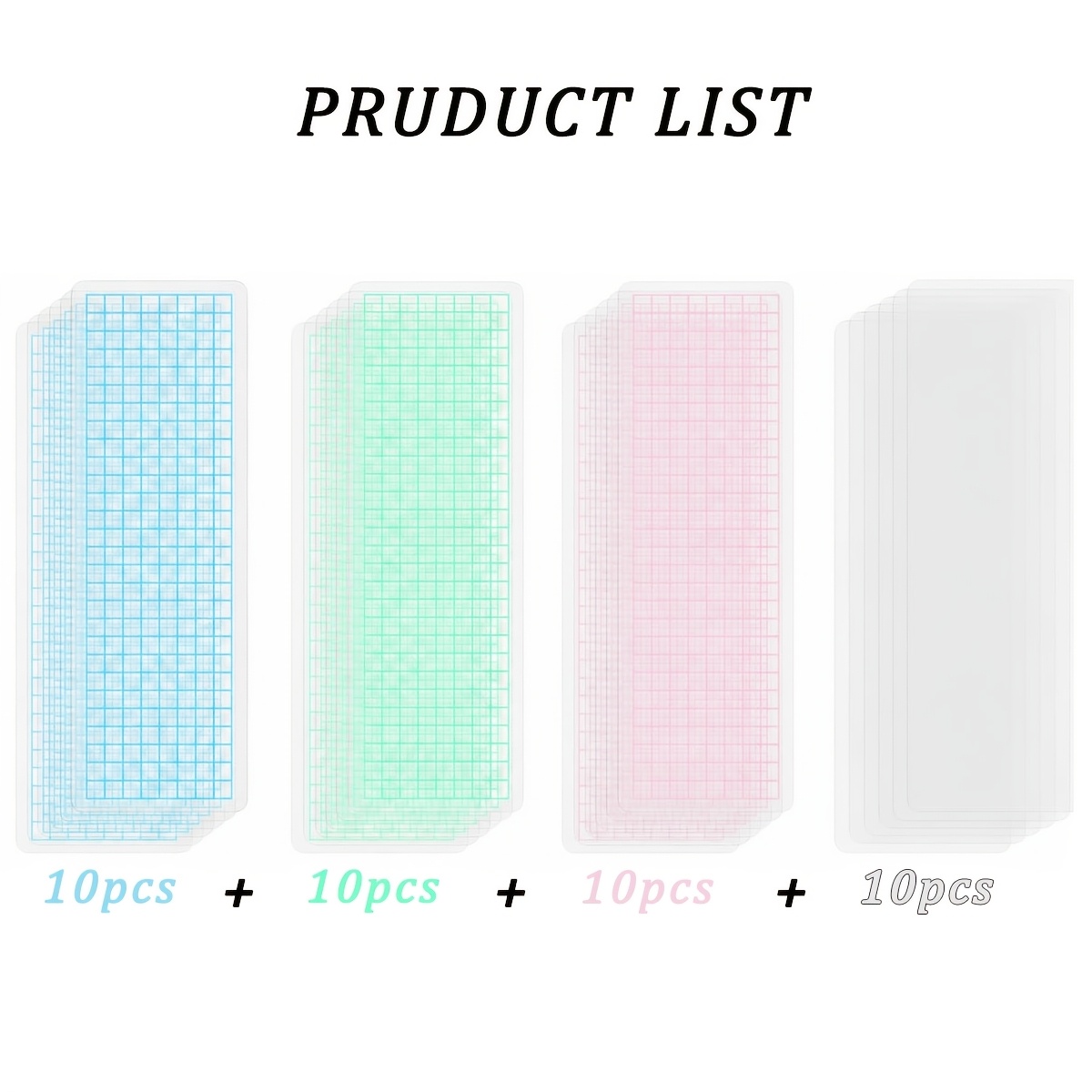 TEMU 40pcs Washi Cards Tape Sample Board, Portable Washi Tape Organizer Cards For Scrapbooking, Journaling, Planner Storage, Travel Journal, Craft