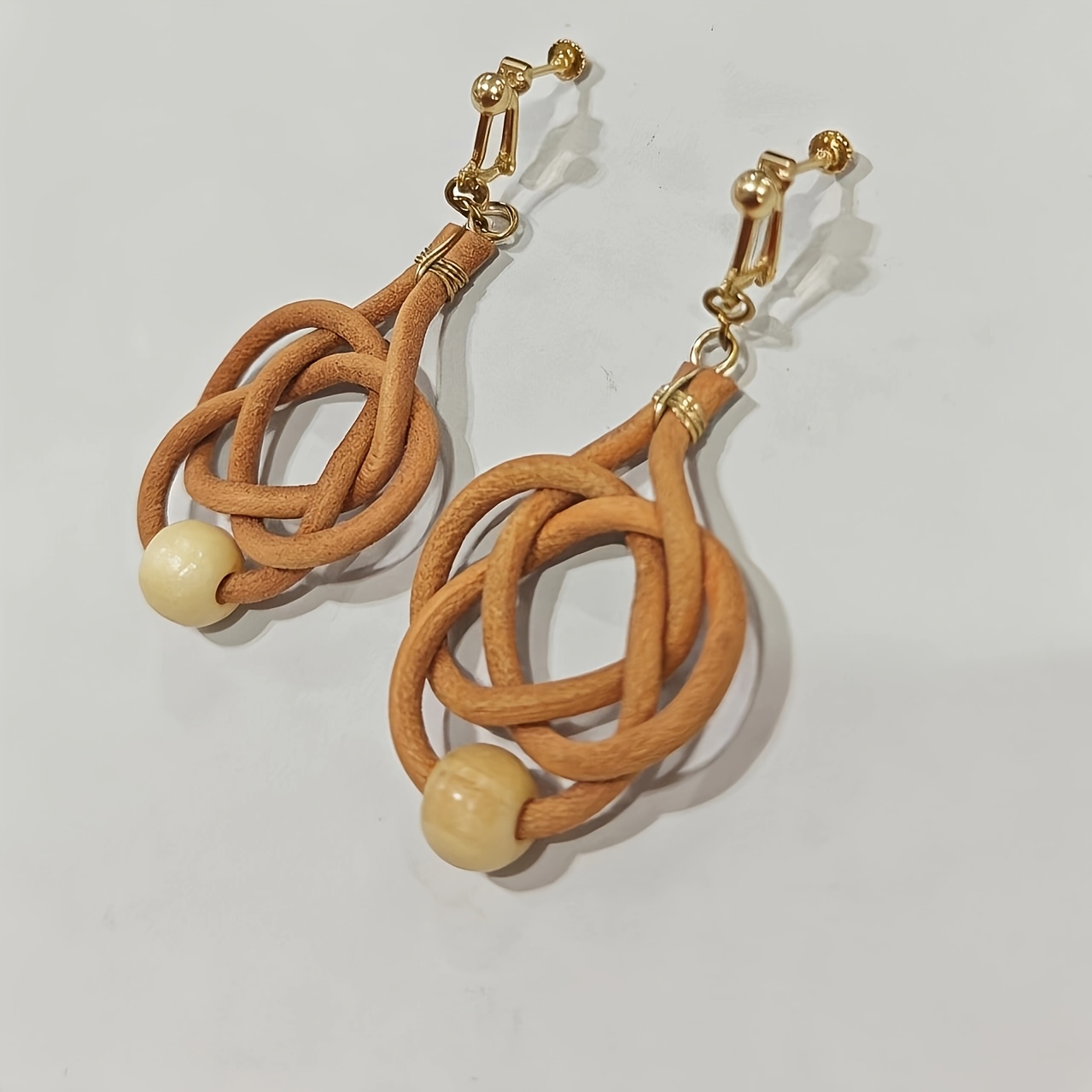Women's Chinese Knot Woven Earrings, High-End Ins-Style