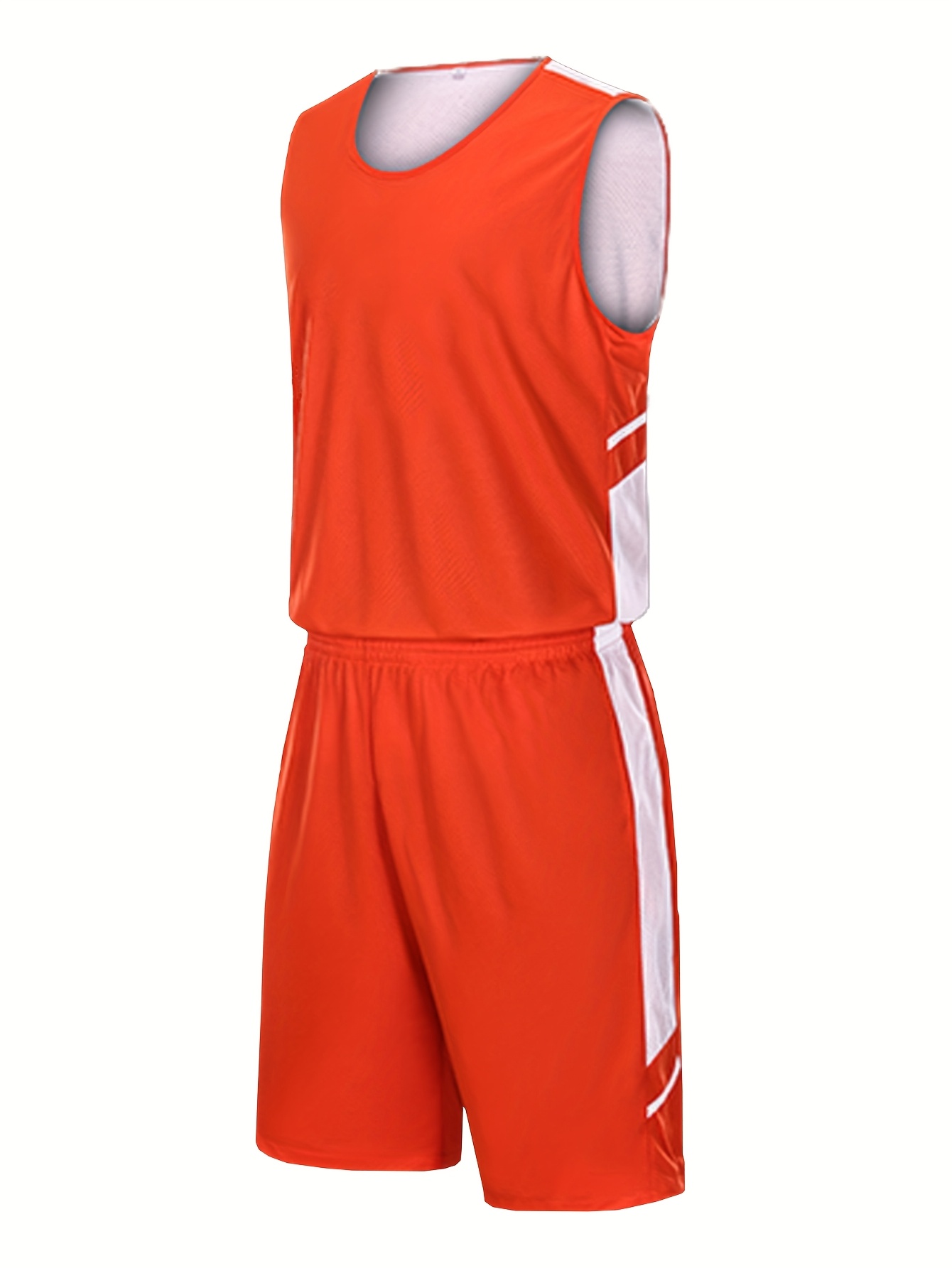 mens double layer mesh basketball jersey shorts set black Temu