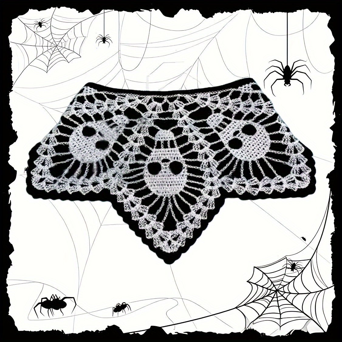 Dia De Los Muertos Stirnband – Schwarzes Netz Mit Blumen – Für Halloween, Karneval, Gothic-Look