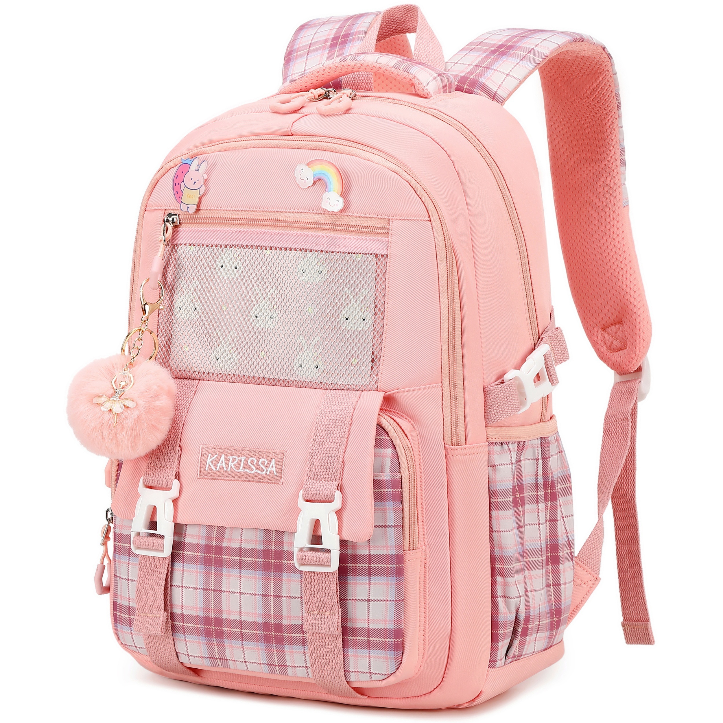 

Laptop Backpack 15.6 "cute Kids Backpack Academy Backpack Large Backpack Suitable For Female Teen Girl Students, Purple, Girls Ladies Kids Bag
