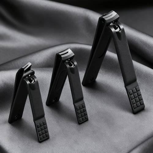 3pcs black nail clipper set nail scissors nail clippers manicure tool set home nail clipper scissors set suitable for daily use parties small gifts christmas new year gifts for colleagues