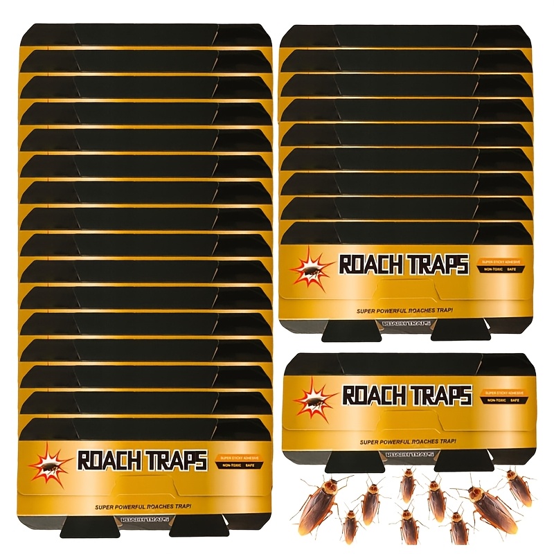 Physical Effect Insect Traps, Sticky Cockroach Traps, Kitchen Sticky Strips, Powerful Sticky Cockroach Catchers, Used for Eliminating Cockroaches, Strong Adhesive Cockroach Boards