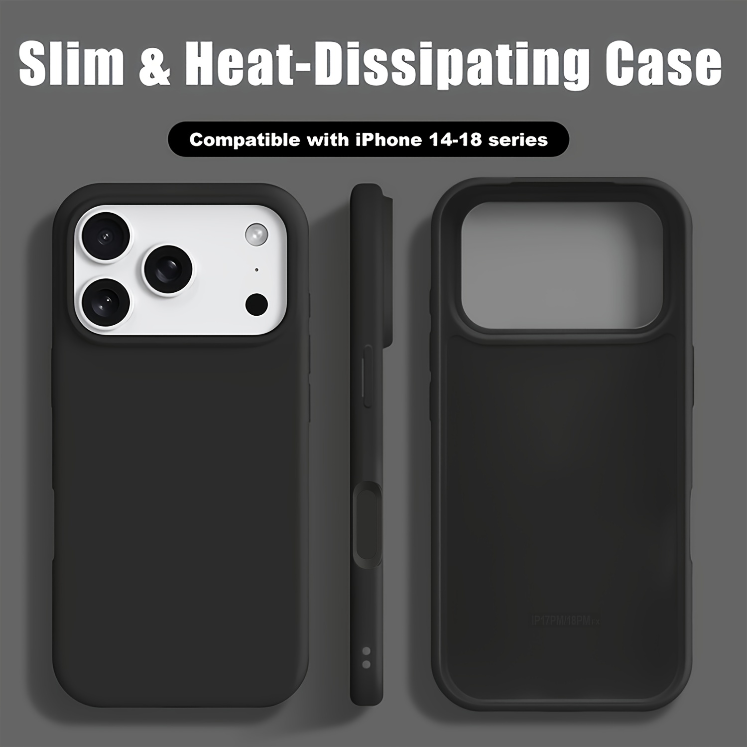 TEMU Phone Case - Suitable For Iphone 18 Pro Max, 18 Pro, 18, 17 Pro, 17 Pro Max, 16 Pro, 16 Pro Max, 15 Pro, 14 Pro, 13 Pro. Lightweight, Heat