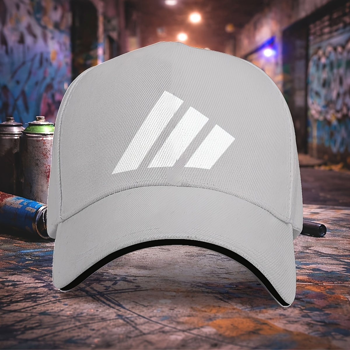 TEMU Casquette de baseball réglable pour homme avec fermeture auto-agrippante - Casquette légère à ronde bombée, adaptée aux quotidiens et aux