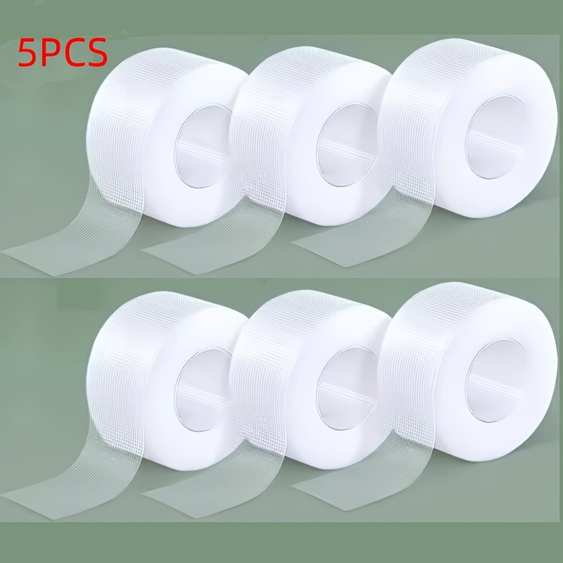 5pcs Transparent Silicone Skin Tape Roll, Flexible Foot Protection, Finger Waterproof, Reusable, Invisible Fit