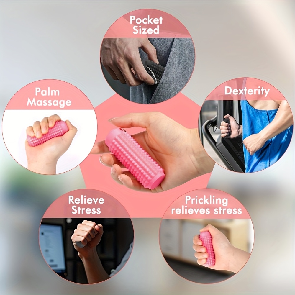 2-Pack Ouchies 3D Printed Sensory Fidget Toys - Relax & Focus Booster for Adults, Men & Women, Multi-Color Options, Durable Plastic Handheld Stress & Anxiety Gift for Office & Home Use, Anxiety, Playful Design, Textured Surface